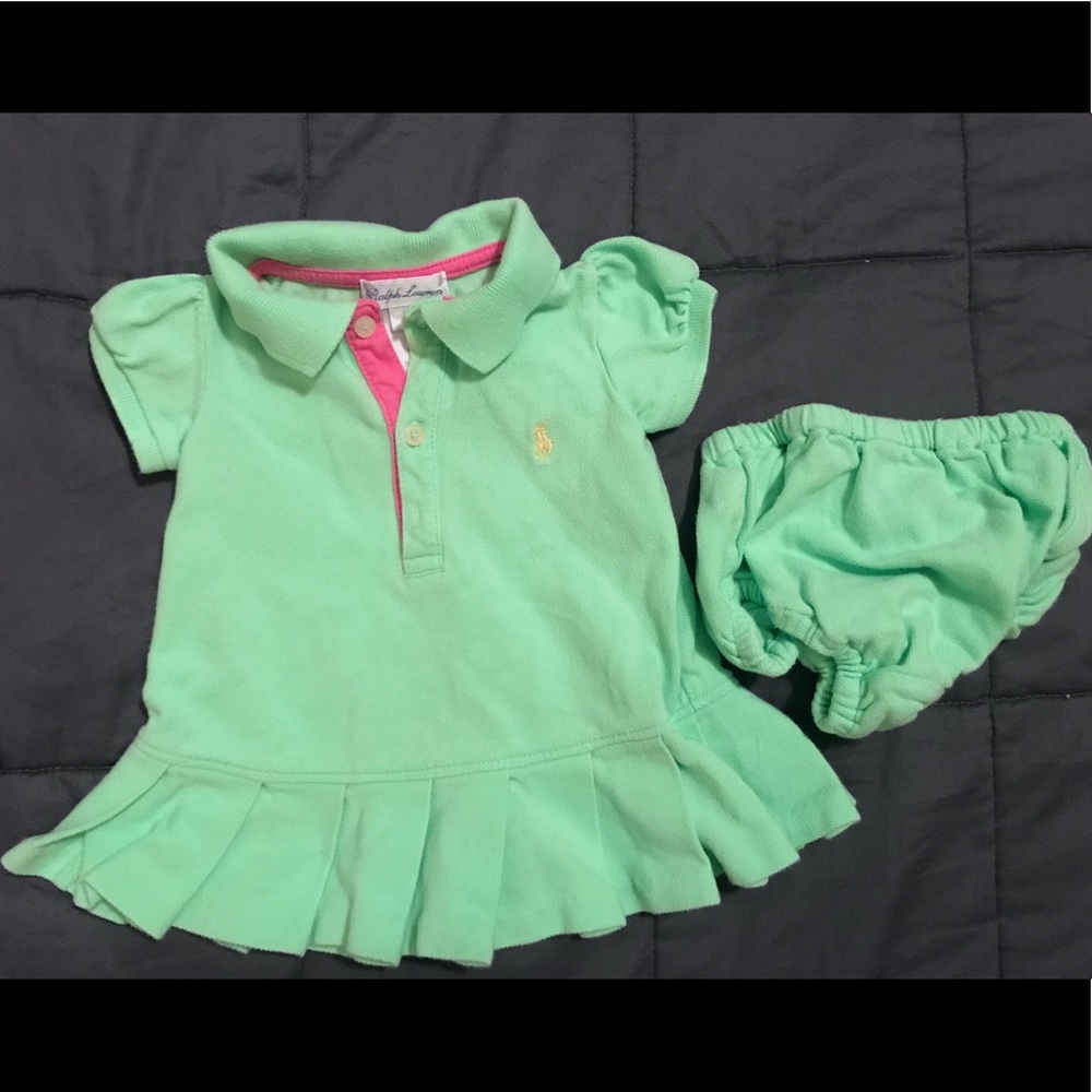 Ralph Lauren pleated dress w bloomers